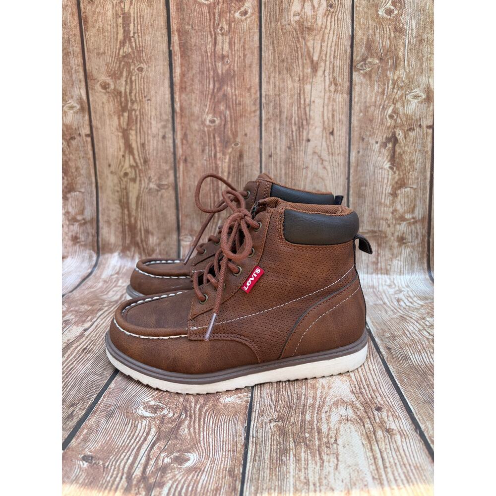 LEVI'S BOYS ANKLE BROW BOOTIE SIZE 12 - Picture 5 of 8